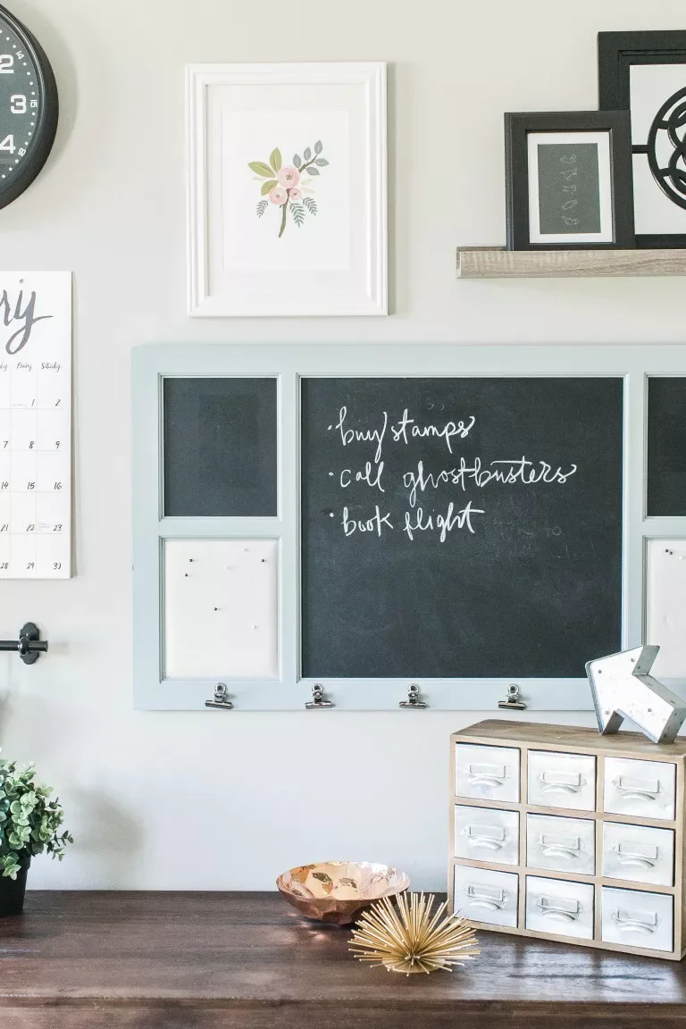 A Chalkboard Command Center