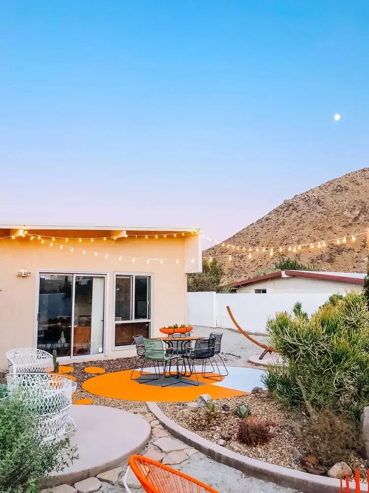 A Colorful Backyard