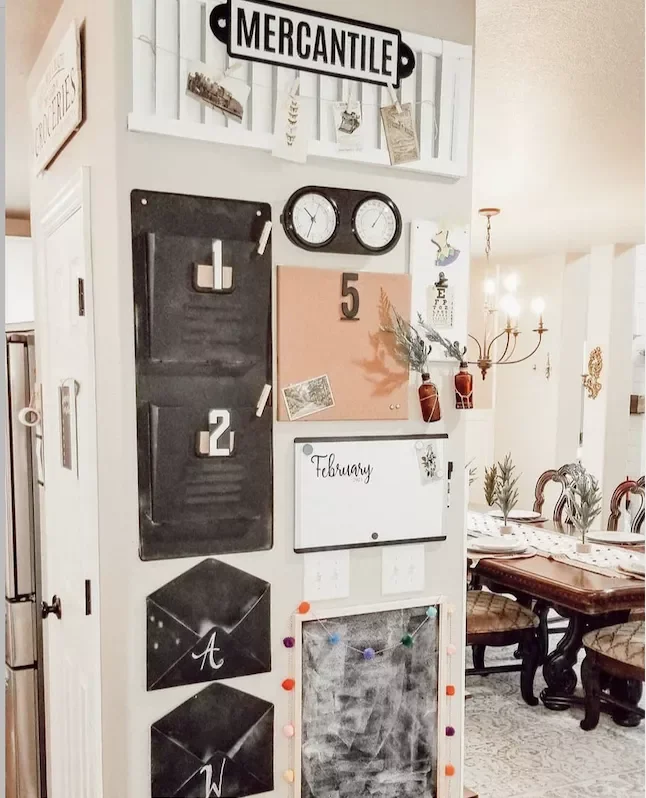 A Farmhouse Chic Command Center