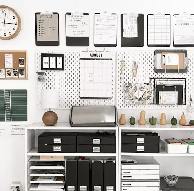 A Pegboard Command Center