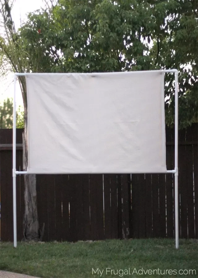 A Portable Outdoor Movie Screen