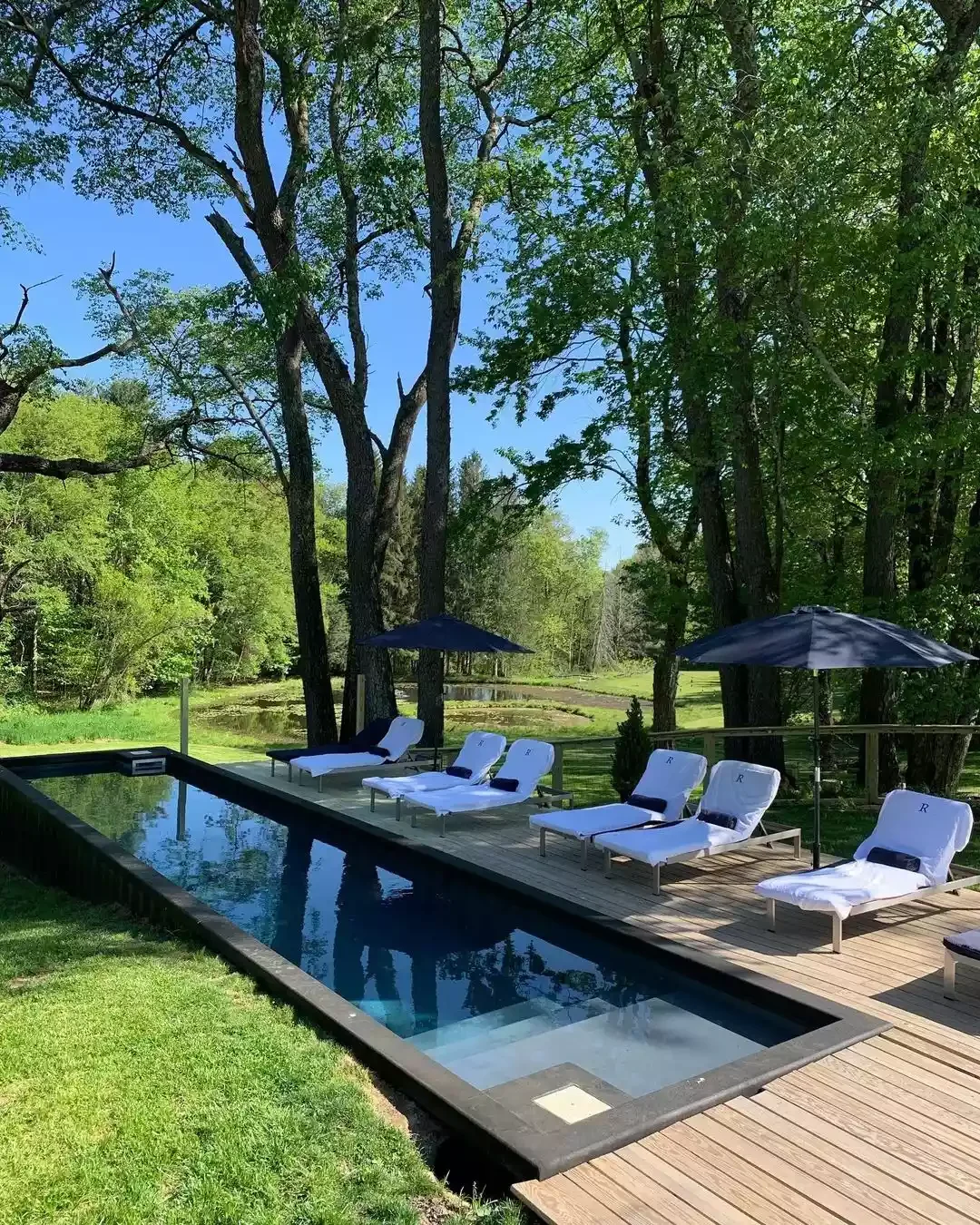 A Sleek, Modern Lap Pool