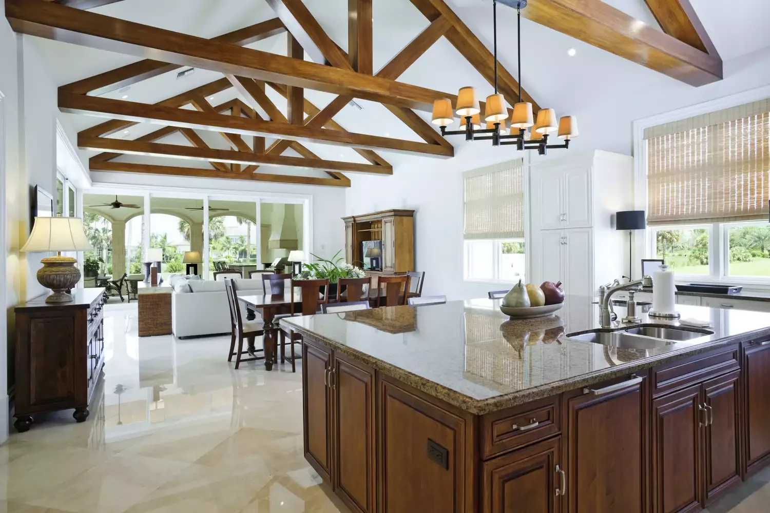 Accentuate With Wood Beams