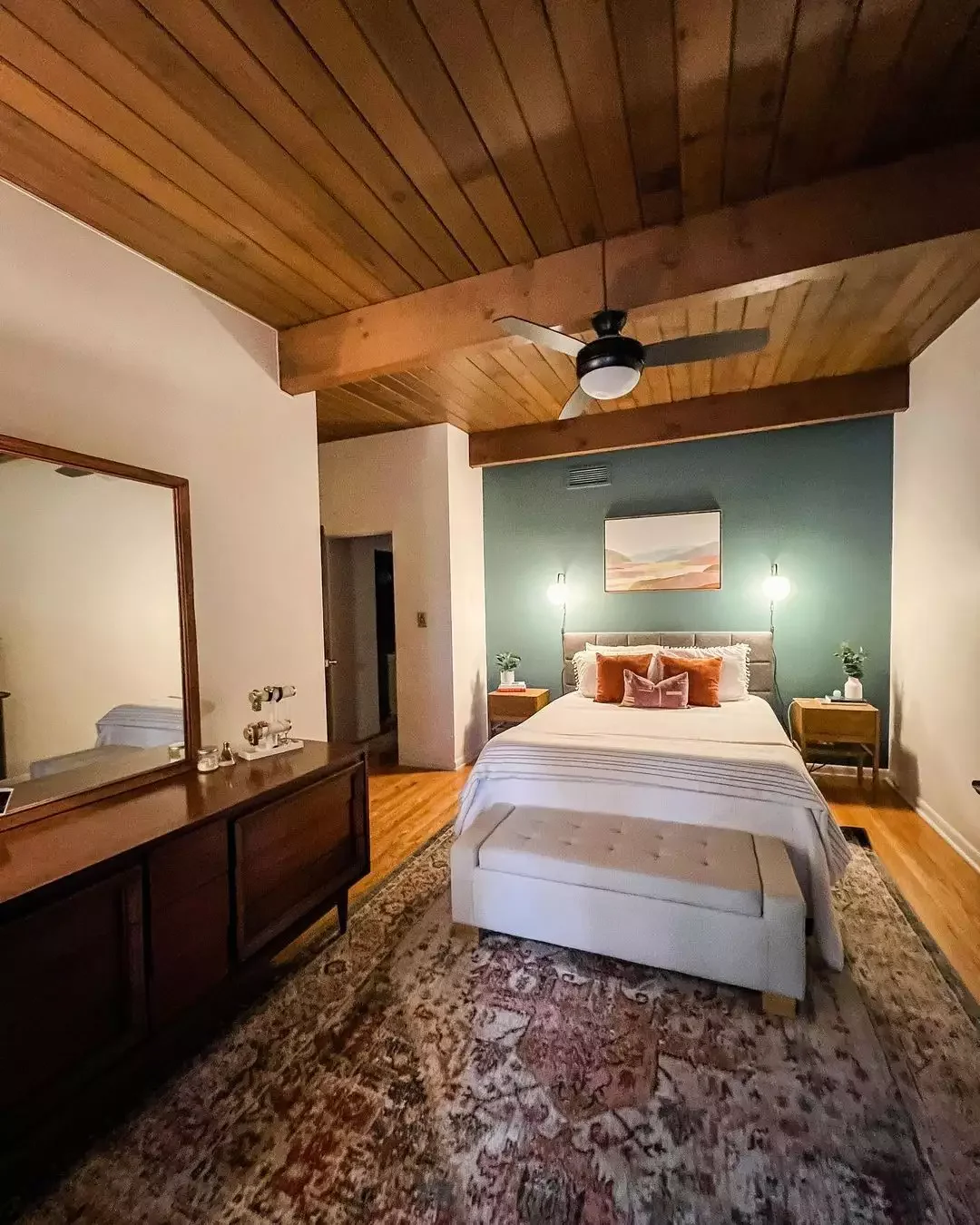 Add Extra Character to a Long, Narrow Bedroom