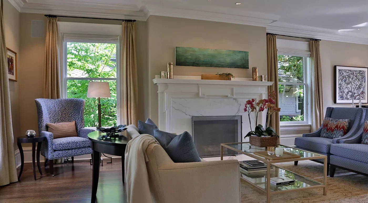 Add Floor-to-Ceiling Drapes