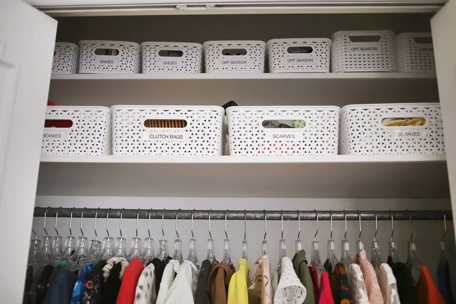 Add Labeled Storage Bins