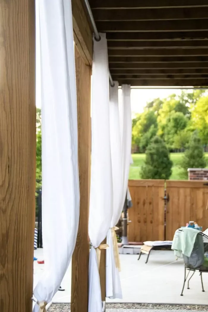 Add Privacy Curtains