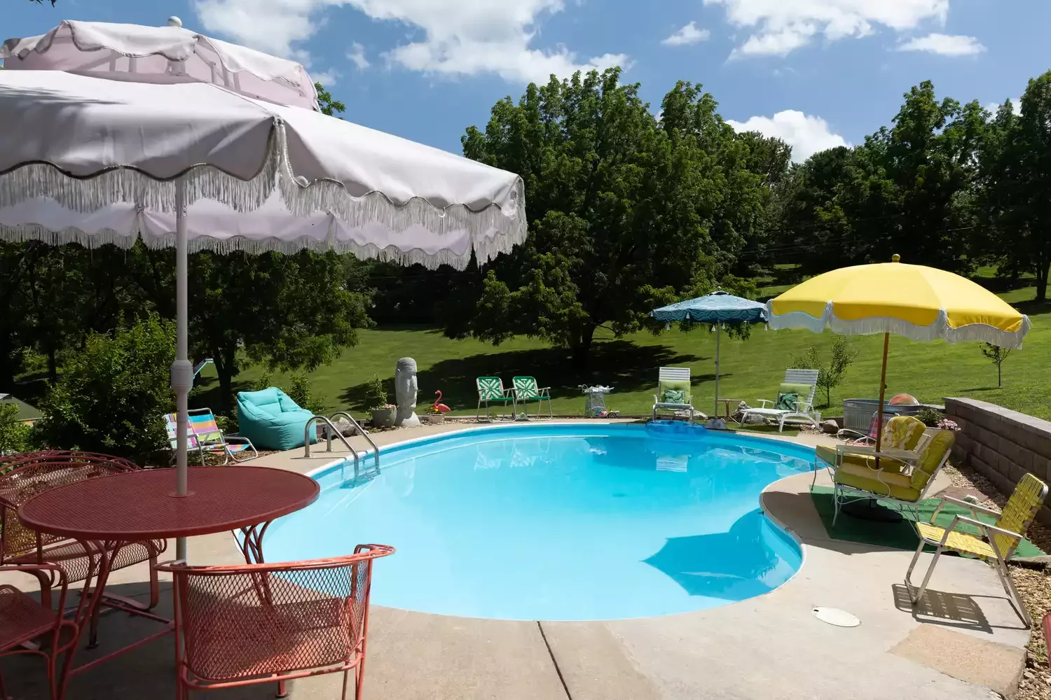 Add Umbrellas Poolside