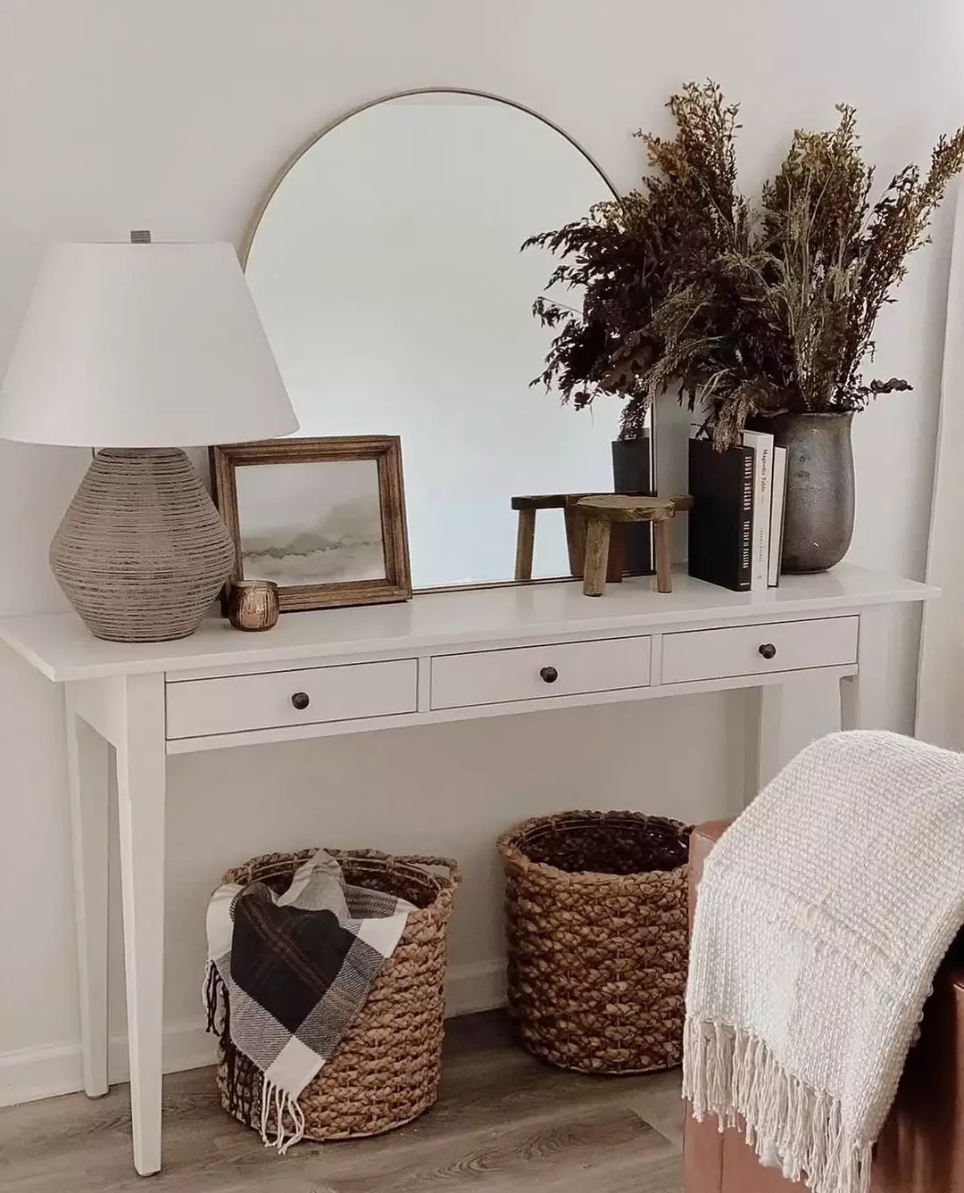 Add Wicker Baskets