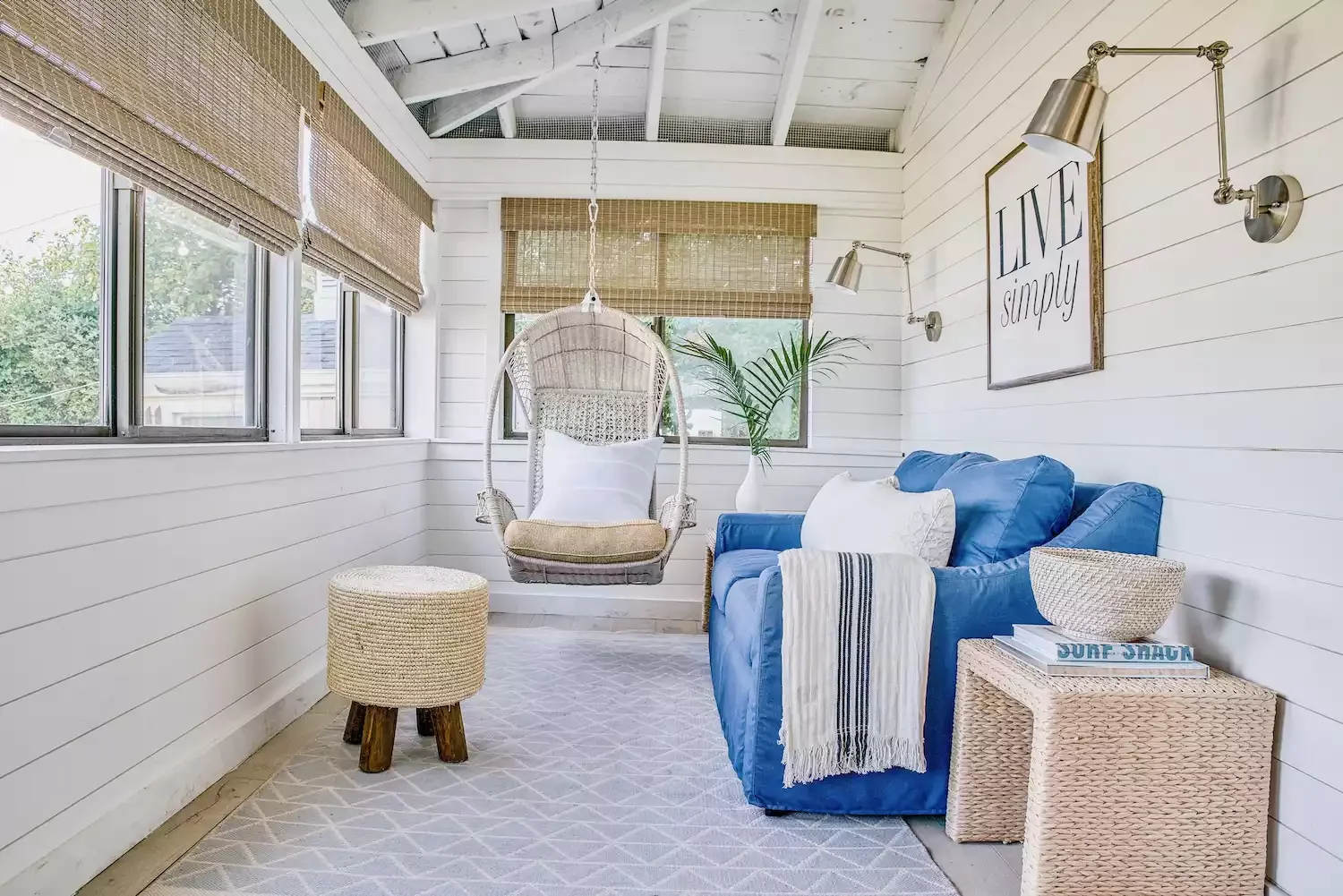 Add a Sunroom Hanging Chair