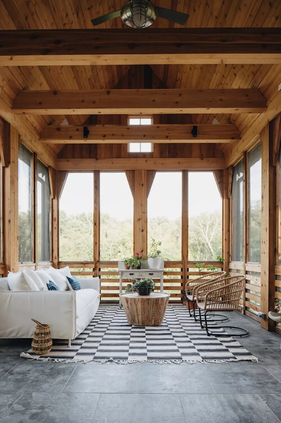 Add an Outdoor Porch Rug