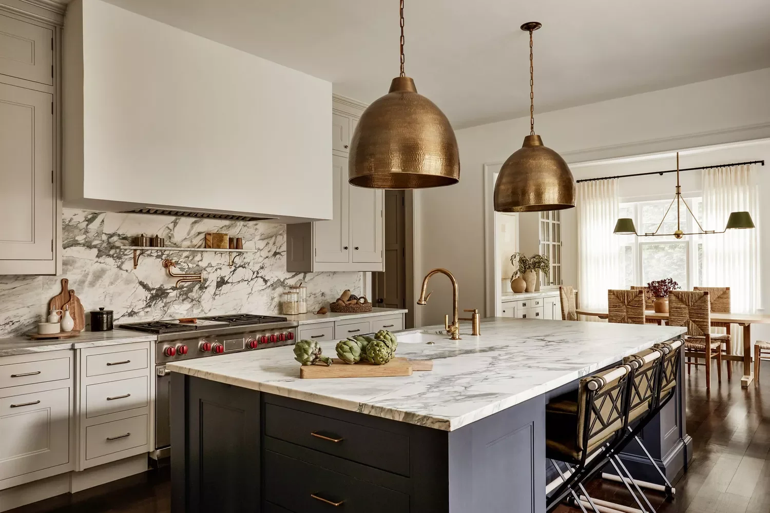 Aged Brass Cabinet Pulls