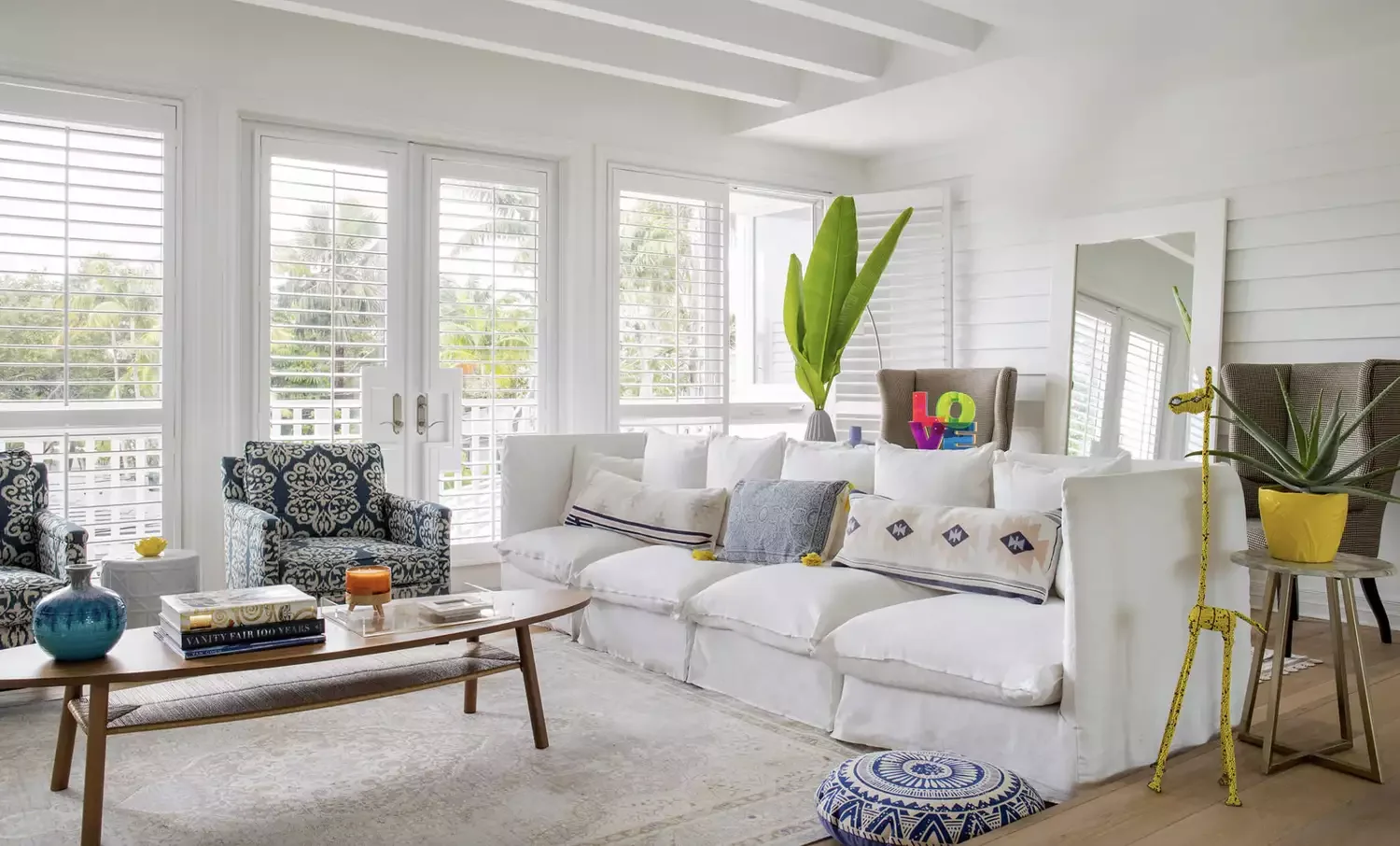 All-White Sunroom