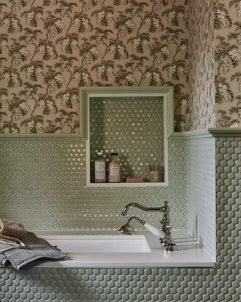 Apricot and Green