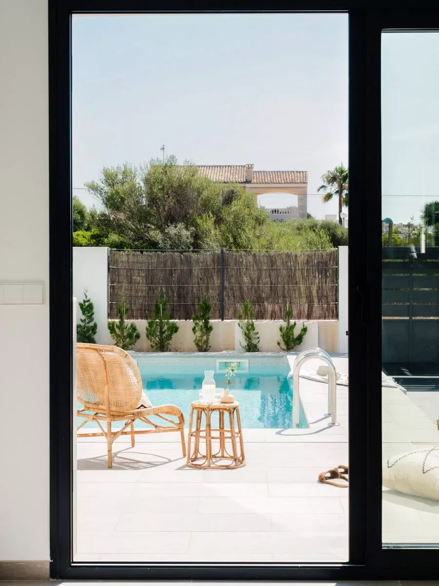 Backyard Pool Privacy Fence