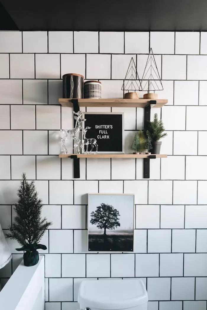 Bathroom Letter Board