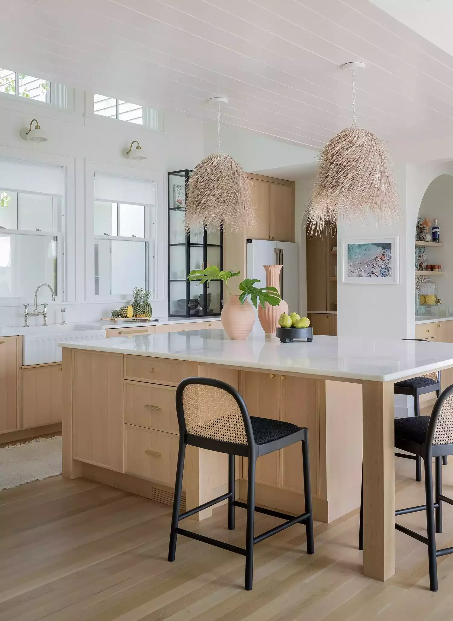 Beach-y Kitchen Island