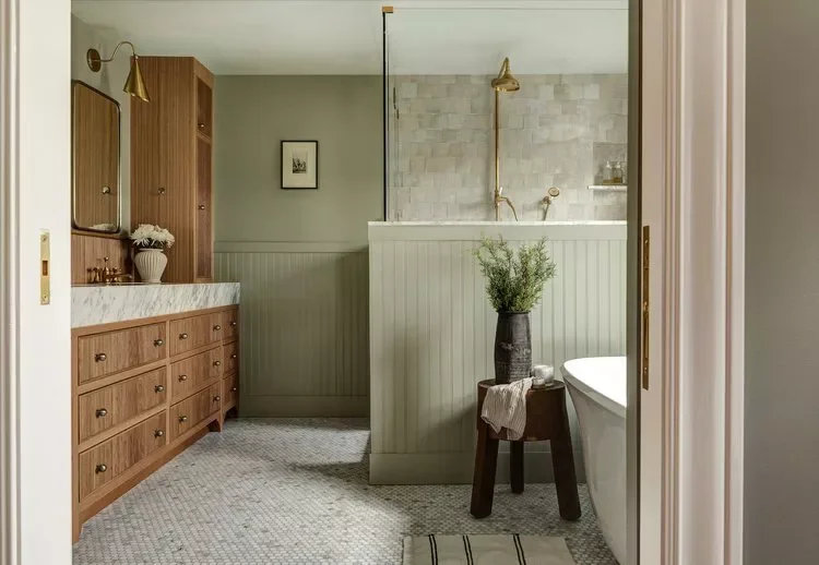 Beadboard Half-Walls