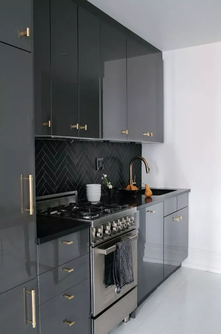 Black + Gray + Rose Gold