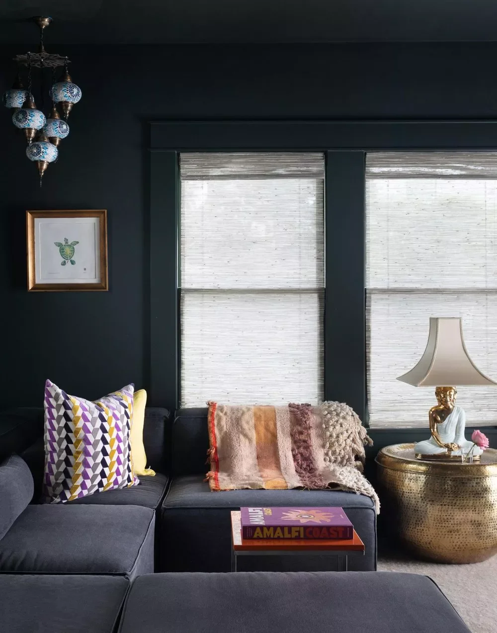 Black Living Room Accents