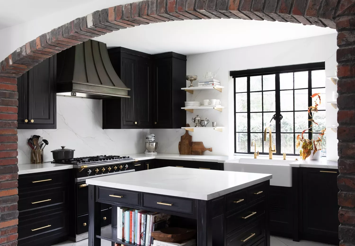 Black Shaker Cabinets