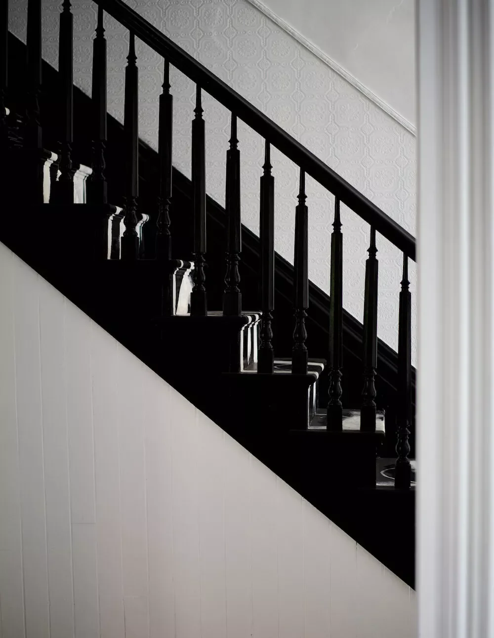 Black Stairs, White Walls