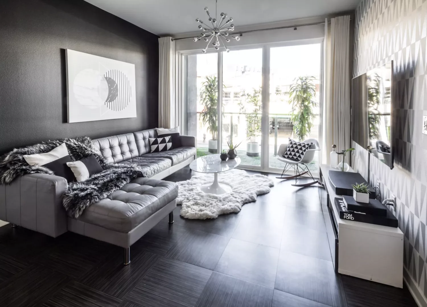 Black Walls and Floors