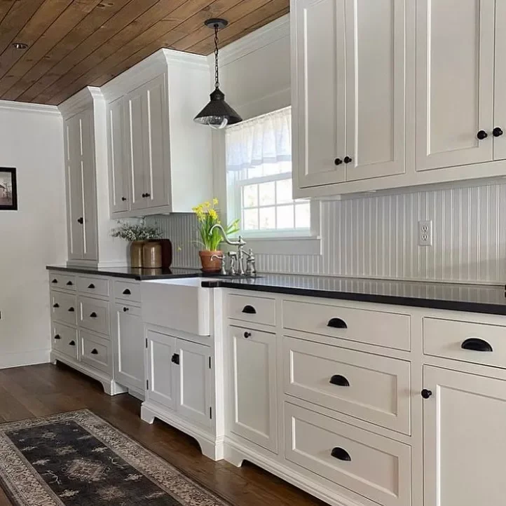 Bring Warmth Into an All-White Kitchen