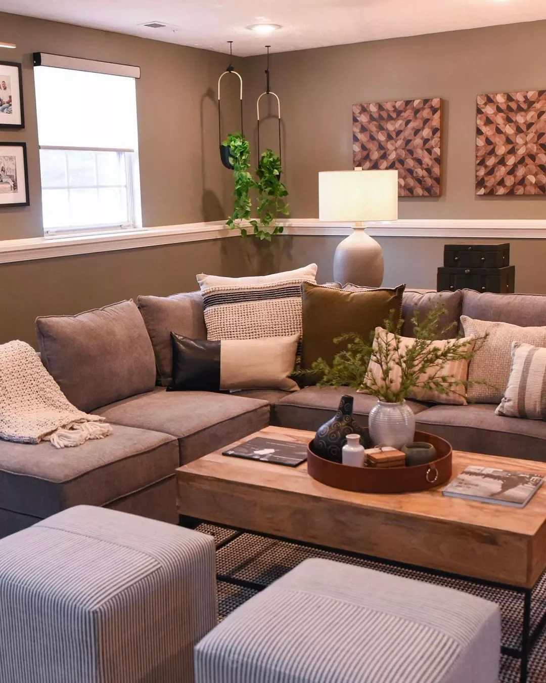 Brown and Beige