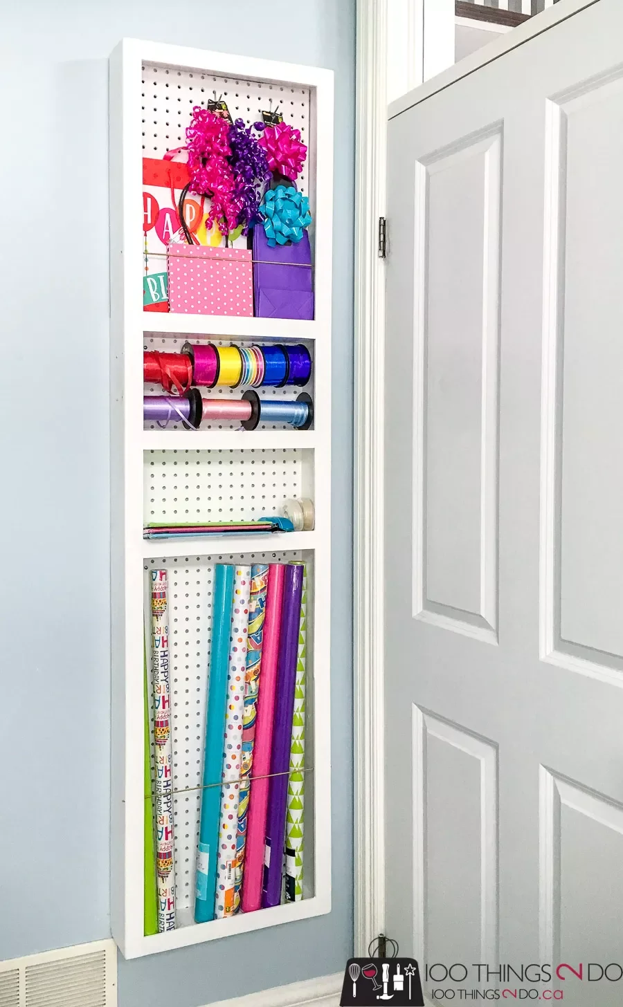 Build Custom Wrapping Paper Storage