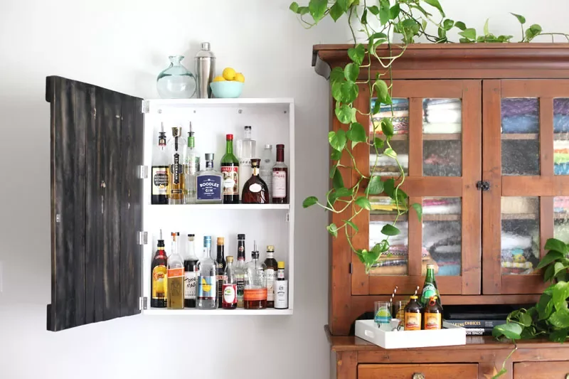 Build Hidden Bar Storage