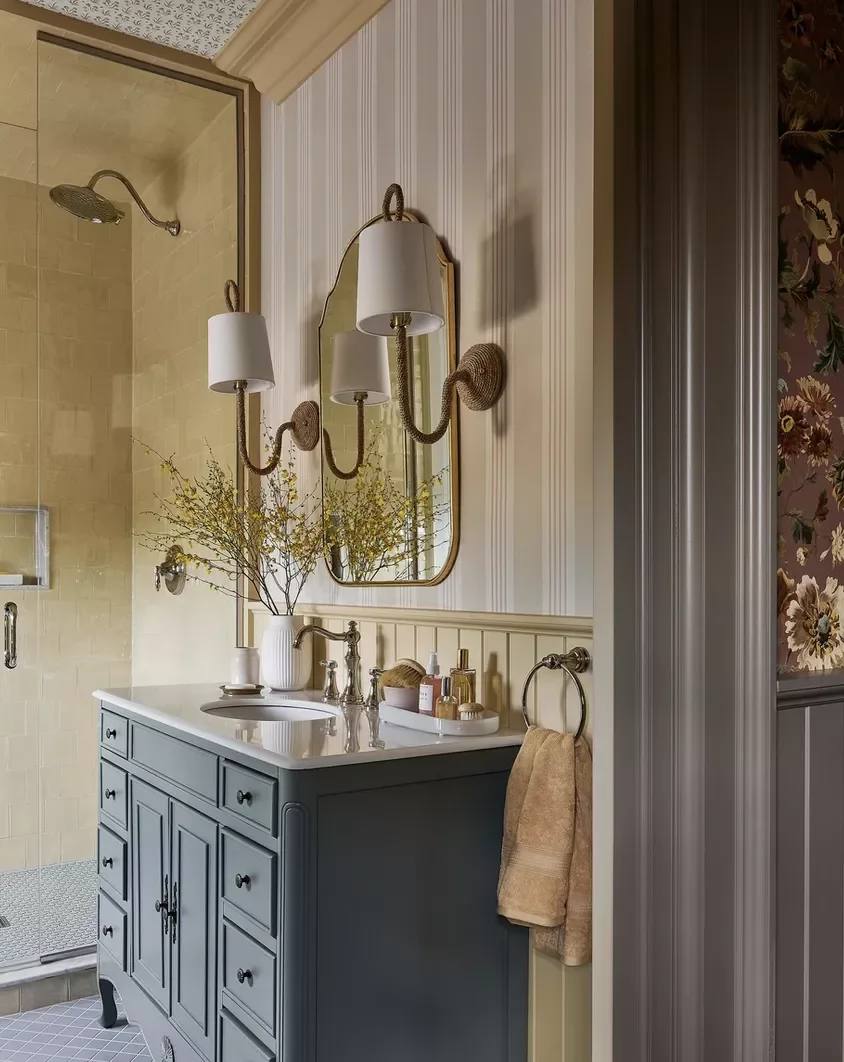 Butter Yellow and Muted Blue