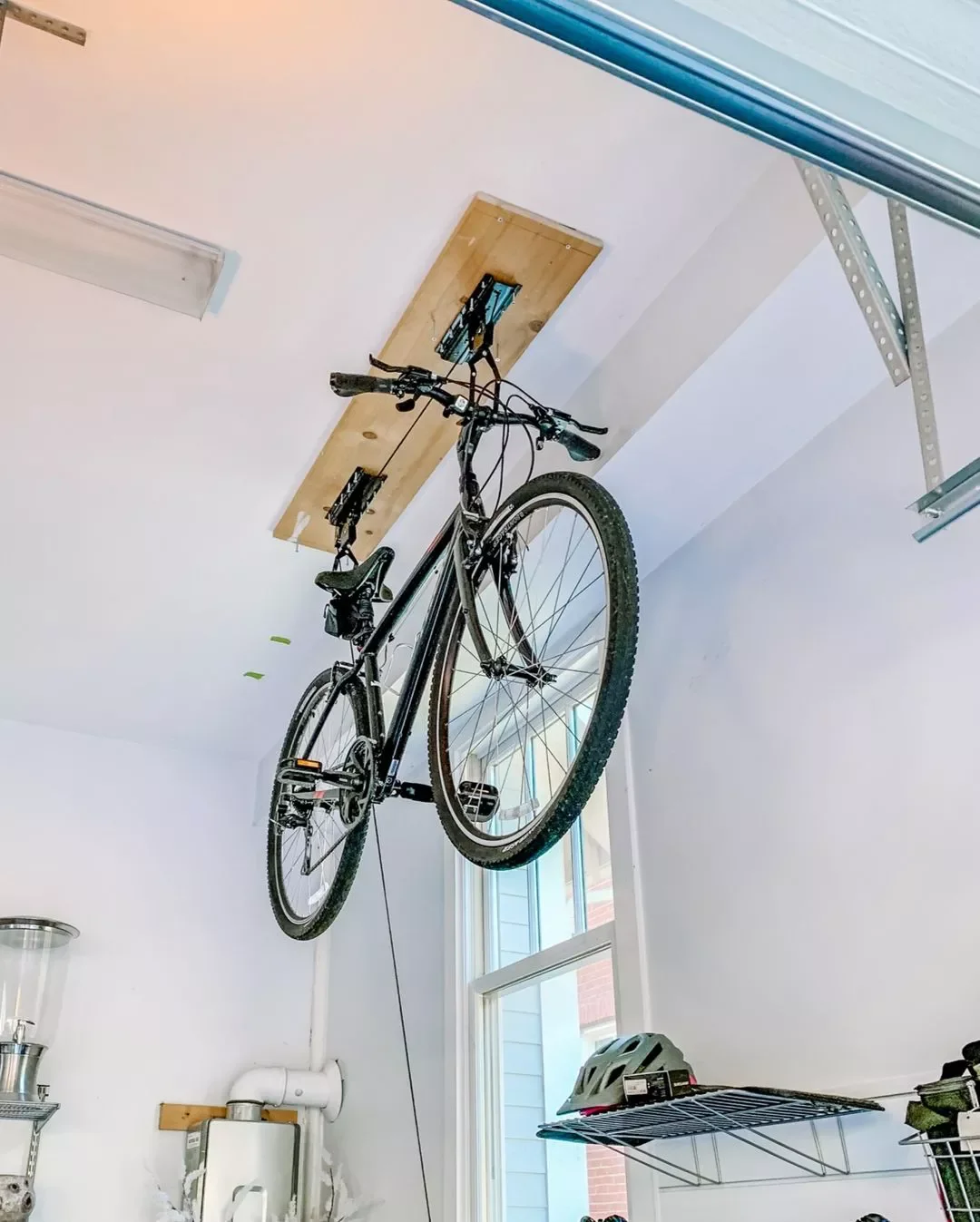 Ceiling-Mounted Bike Rack