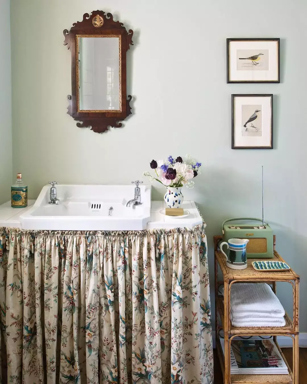 Charming Skirted Sink