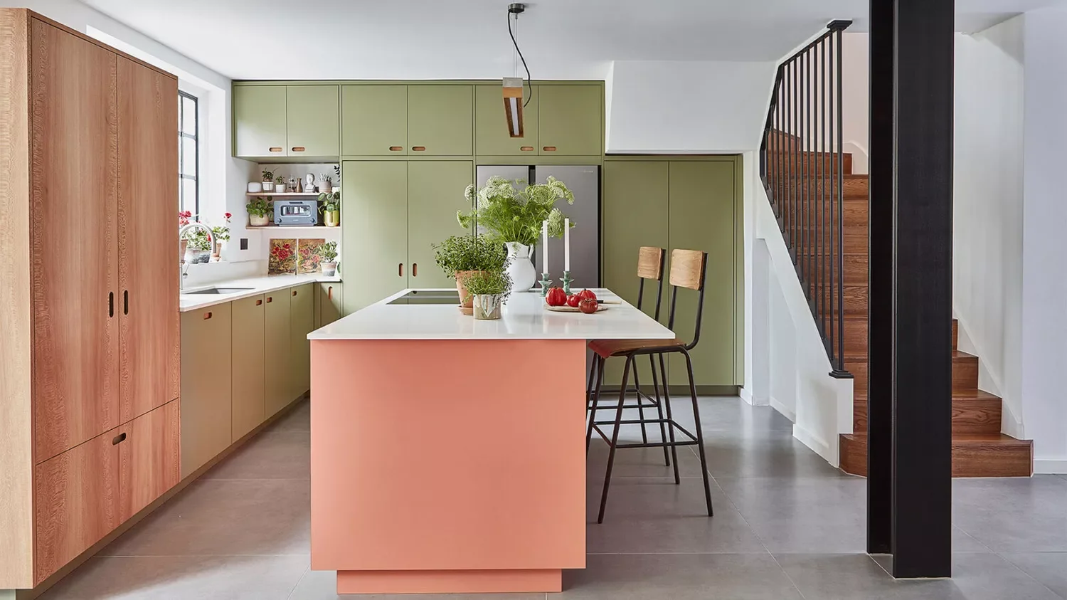 Choose Colorful Cabinets