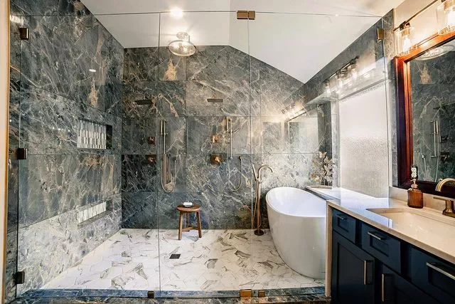 Choose Dramatic Marble Tile