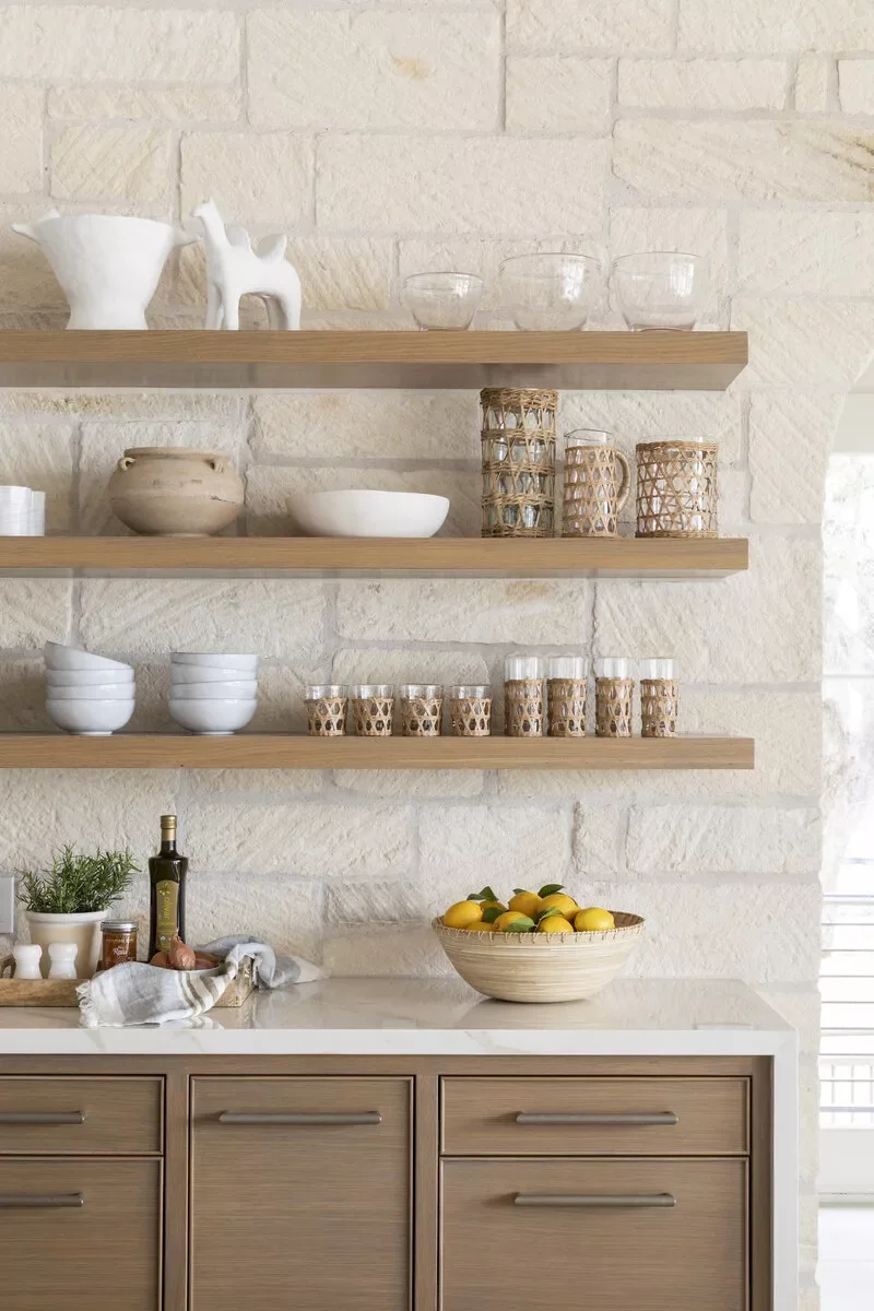 Choose Open Shelving