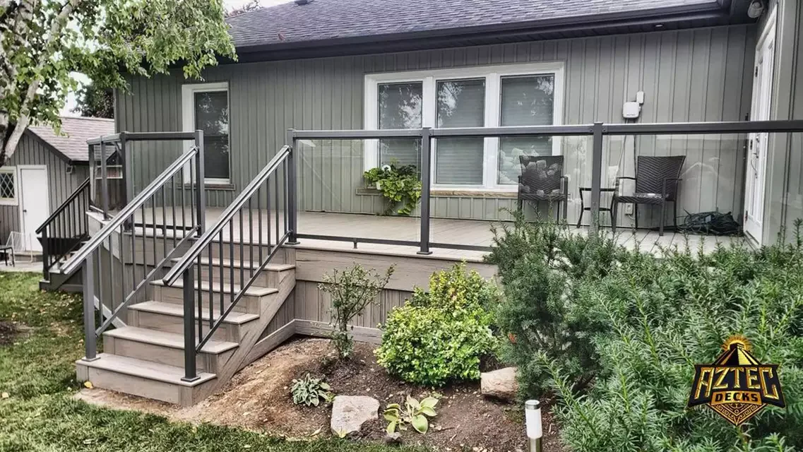 Clear Glass Deck Railing