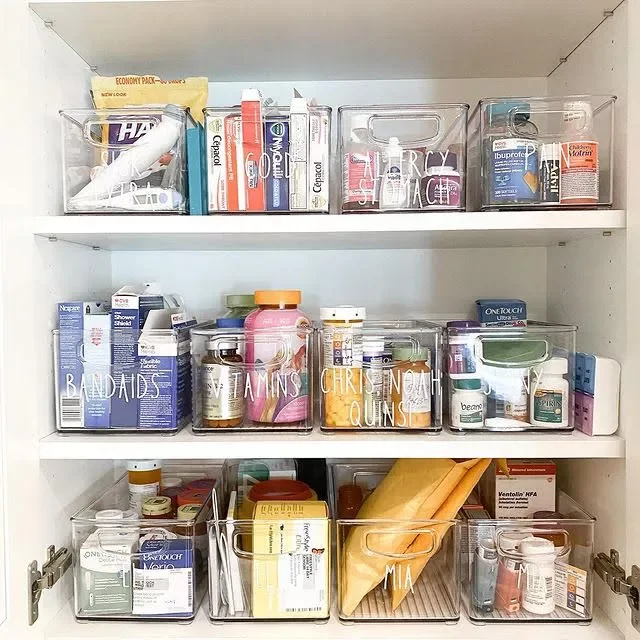 Clear Plastic Bins