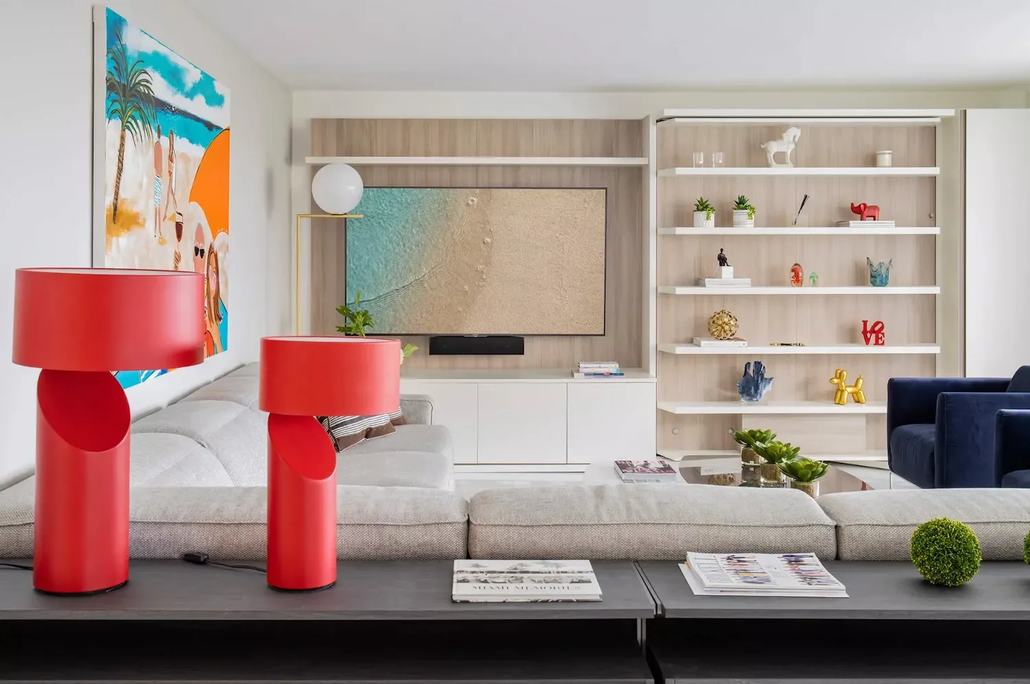 Coastal TV Wall