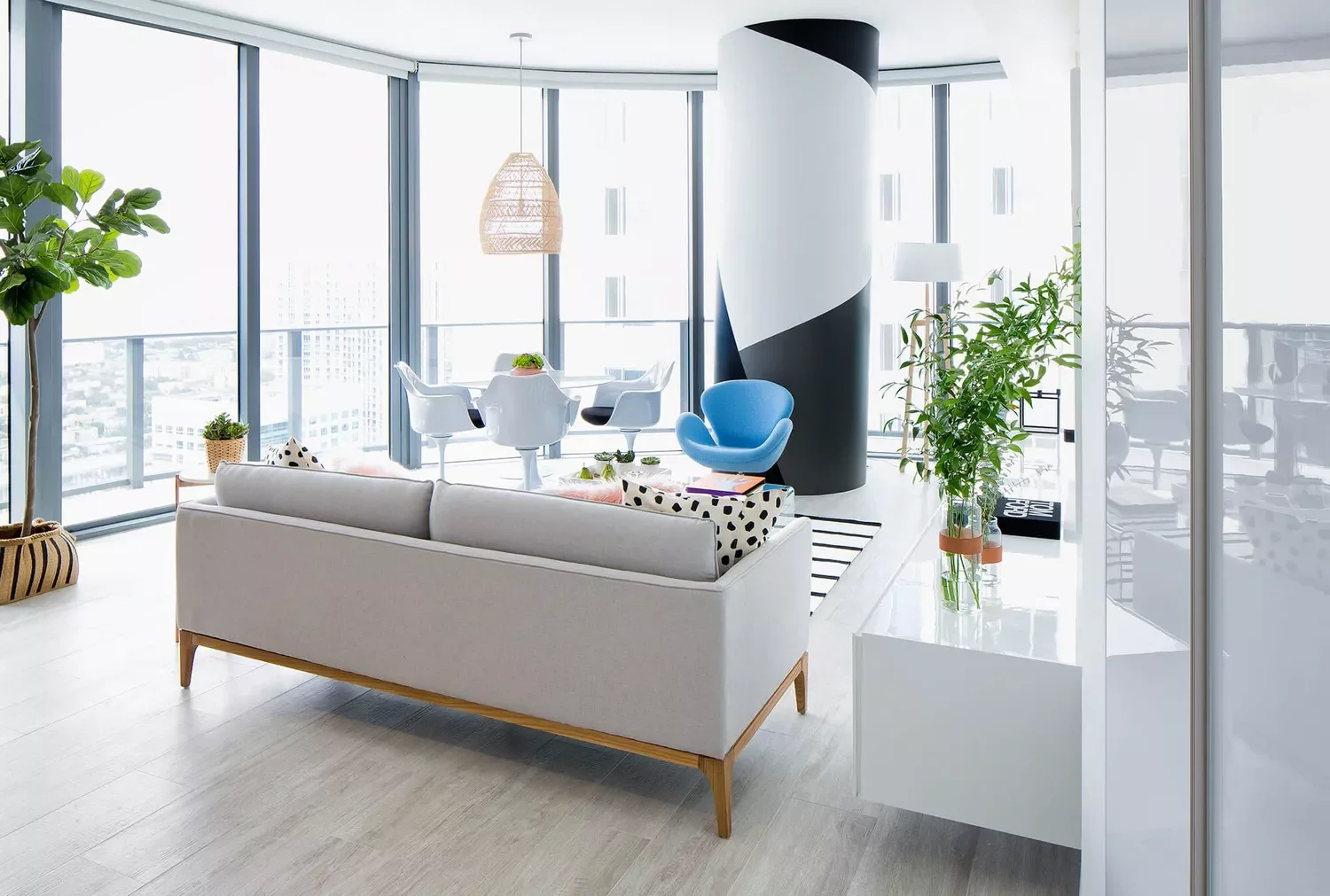 Color Block Column