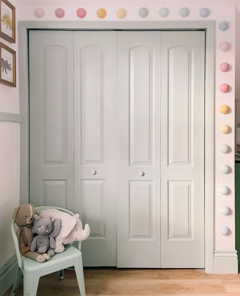 Colorful Bifold Closet Doors