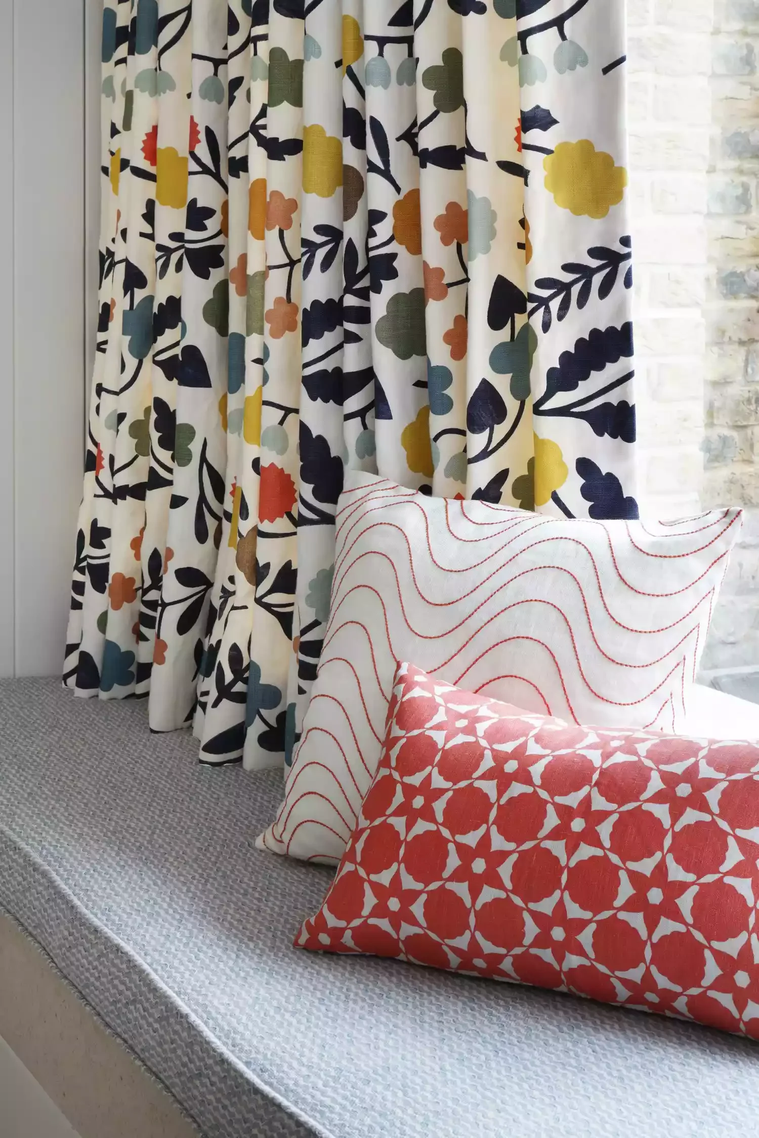 Colorful Patterned Curtains