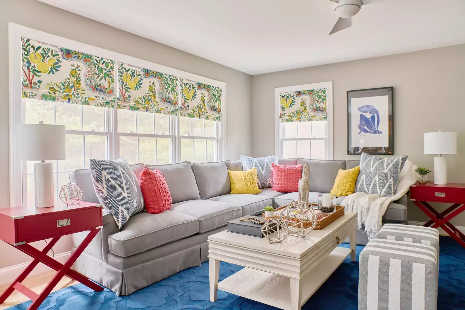 Colorful Small Sunroom