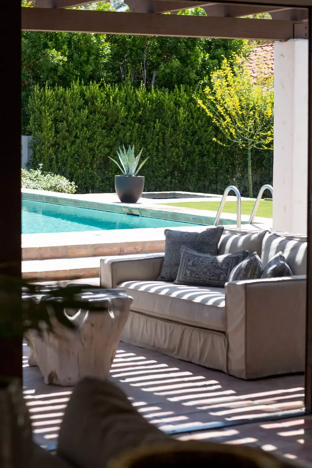 Comfy Poolside Seating