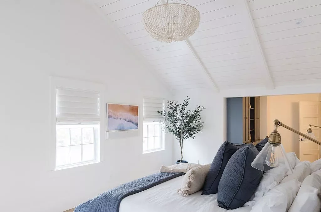Consider Painting a Wood Ceiling White