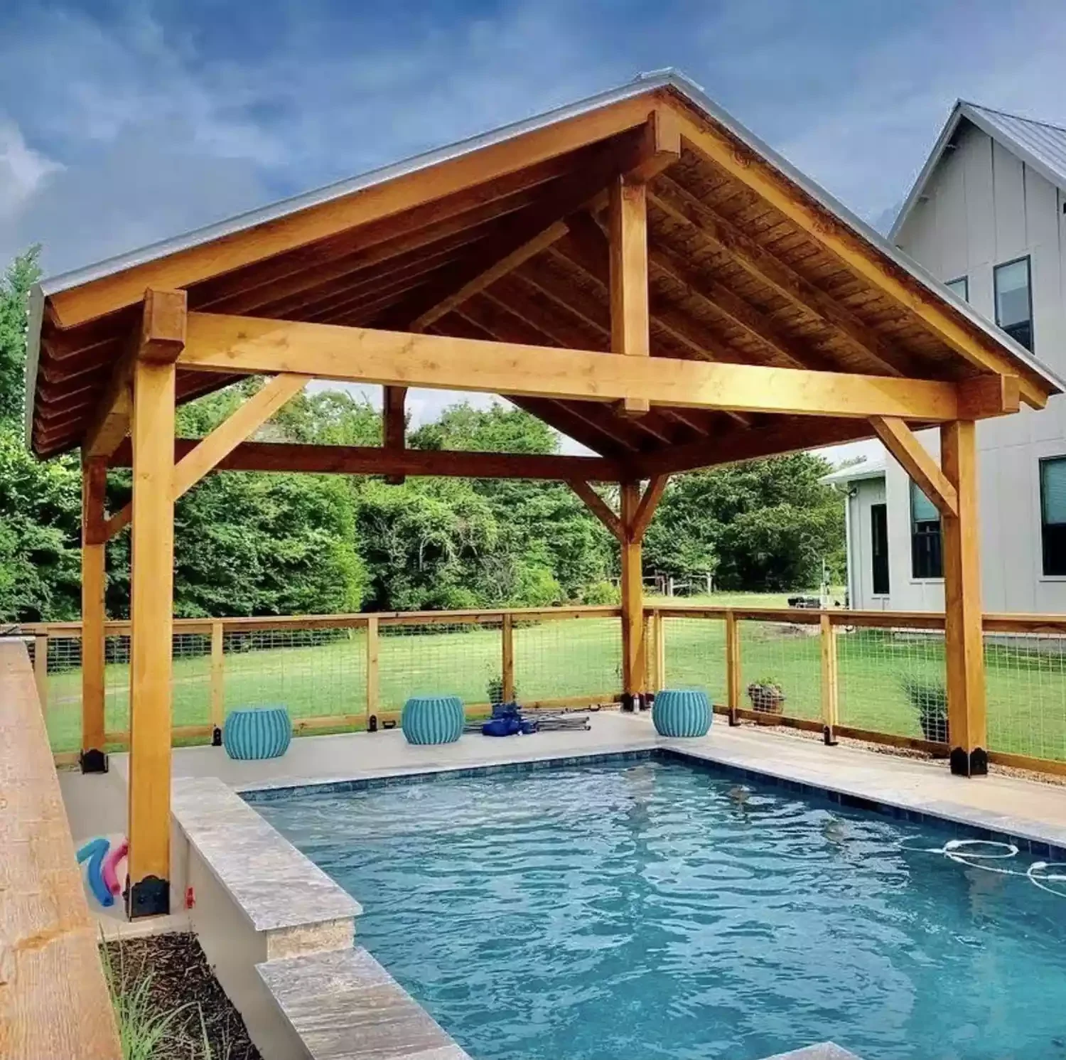 Construct a Pergola Over It