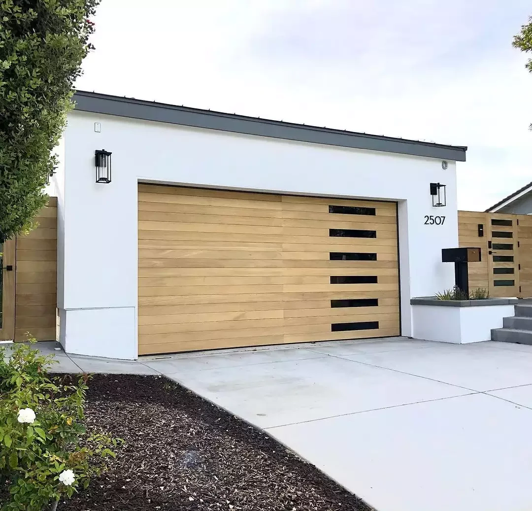 Contemporary Door With Side Windows