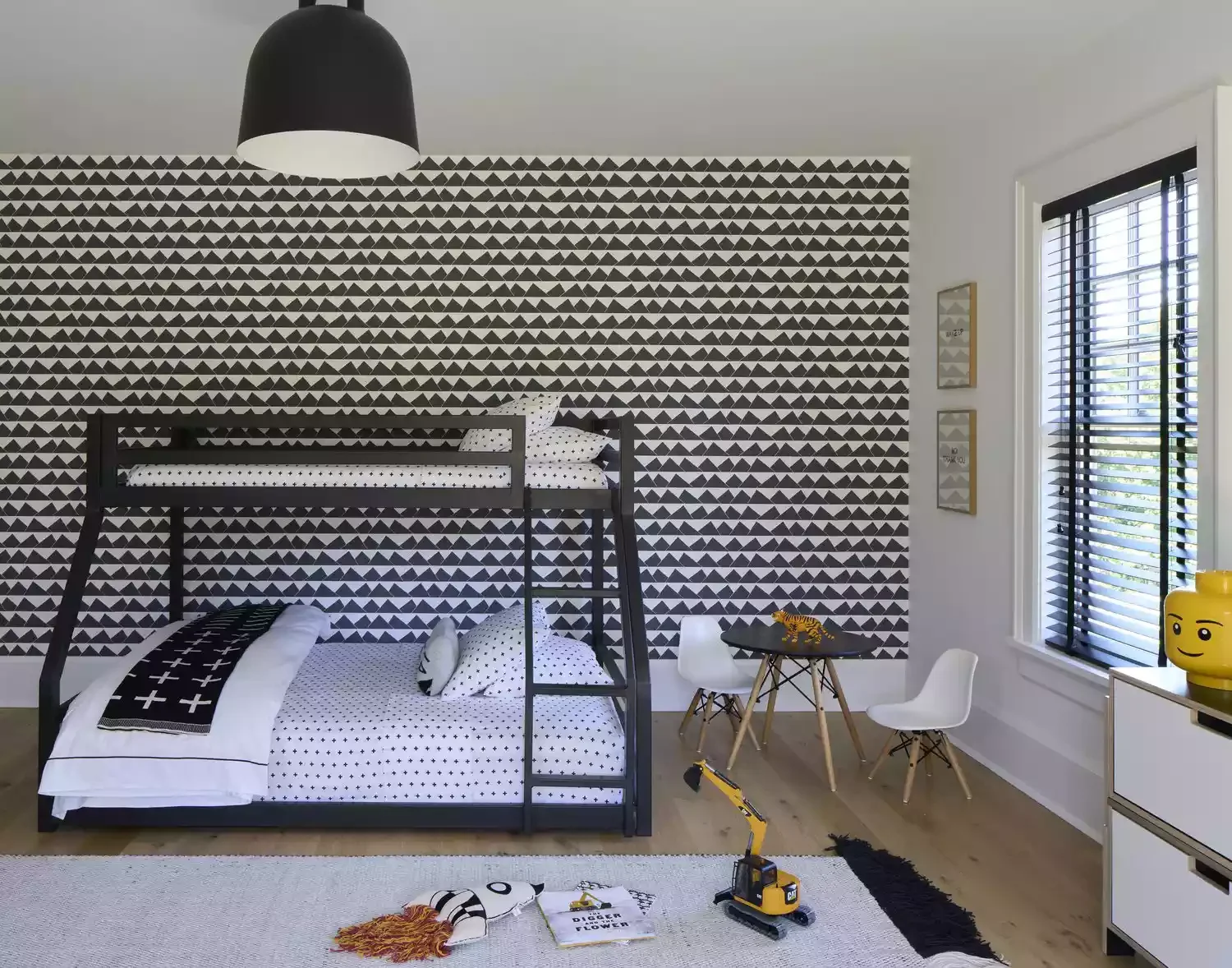 Contrasting Blinds and Trim