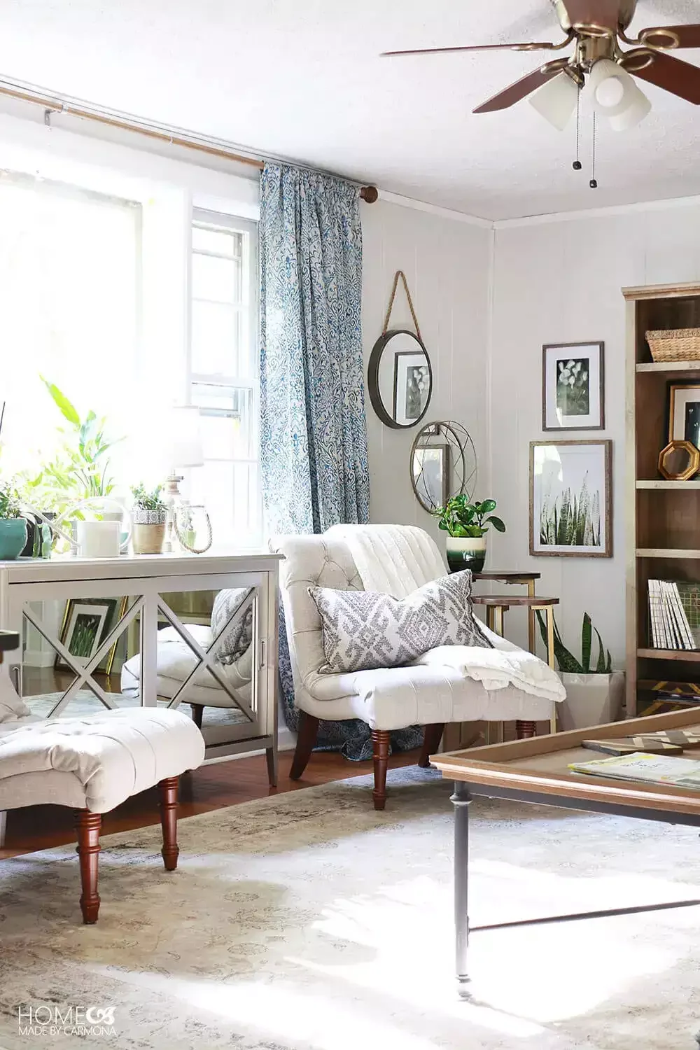 Cottage Living Room Curtains